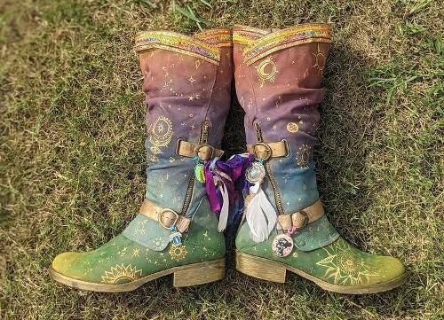 Decorated Rain boots