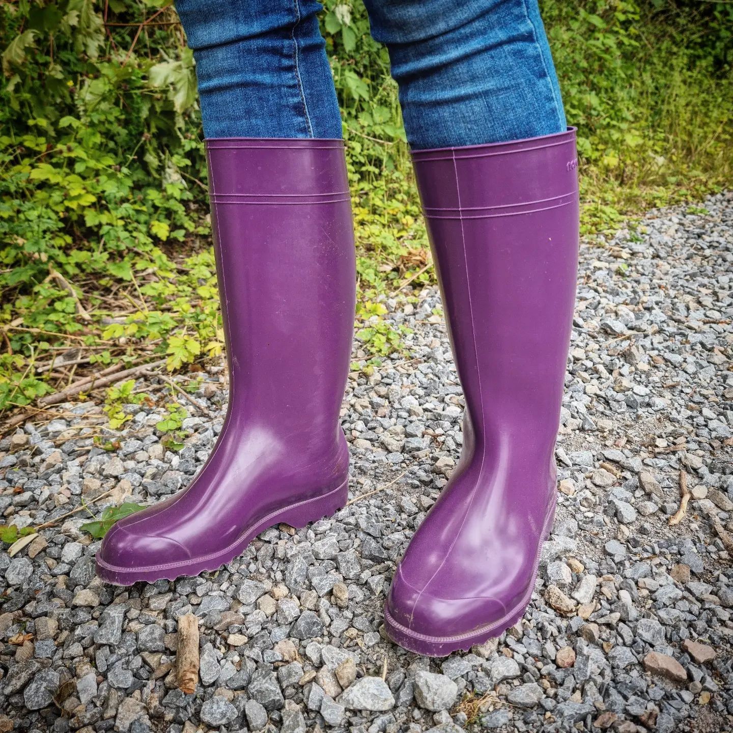 Clean and Shiny Rain Boots