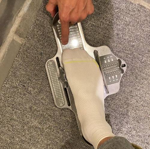 Measuring Boot Size