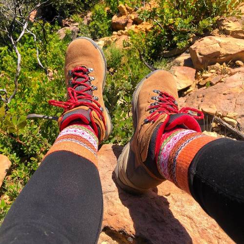 Women wearing Columbia Newton Ridge Plus Hiking Shoe