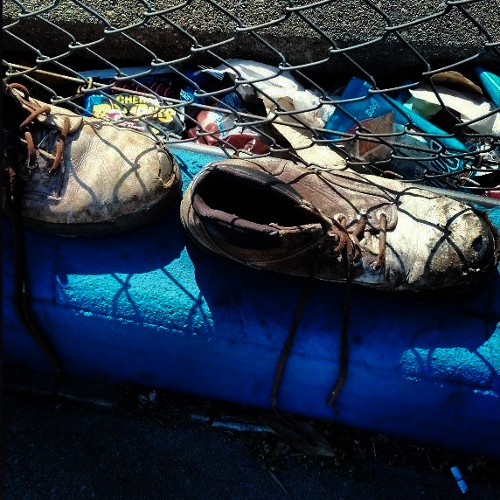 Recycling old work boots