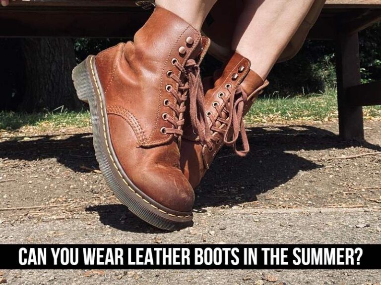 Can you wear leather boots in the summer