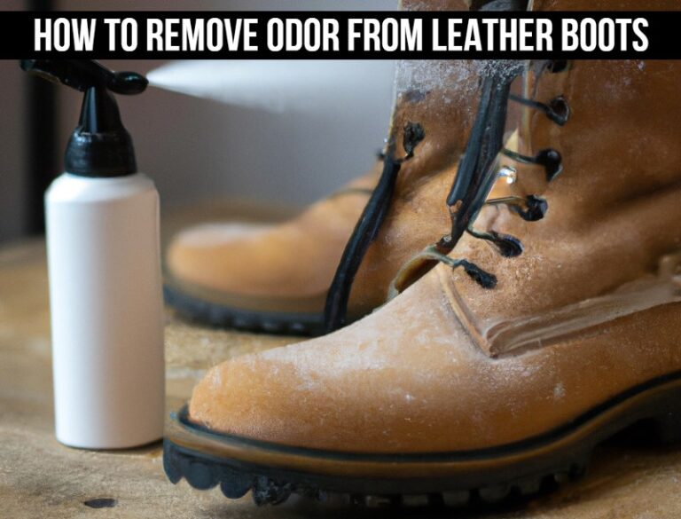 How To Remove Odor From Leather Boots